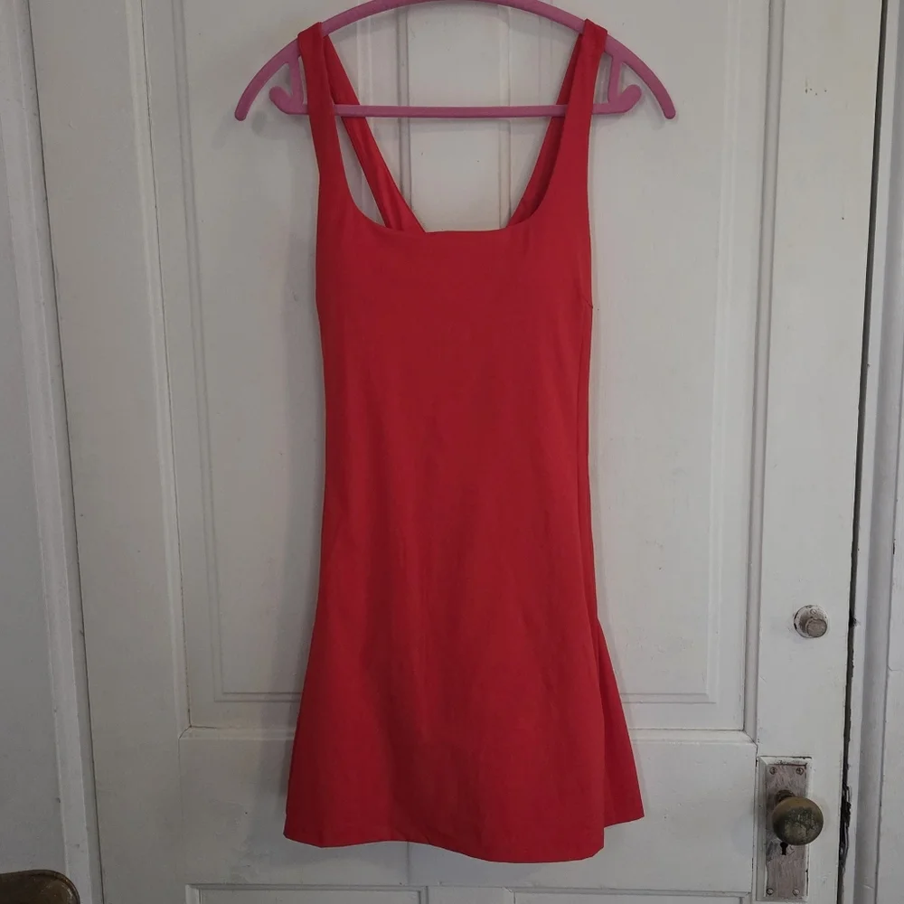 Calia Golf Tennis Dress In Fresh Red - Picture 4 of 9
